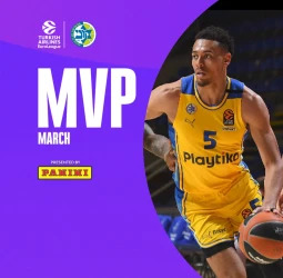 MVP de marzo de EuroLeague: Wade Baldwin, Maccabi Playtika Tel Aviv