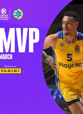 MVP de marzo de EuroLeague: Wade Baldwin, Maccabi Playtika Tel Aviv