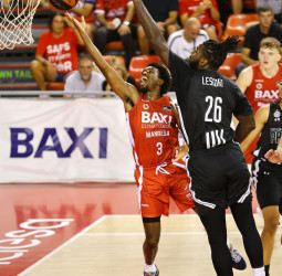 El Partizan amarga la presentación del BAXI Manresa en el Congost (96-98)