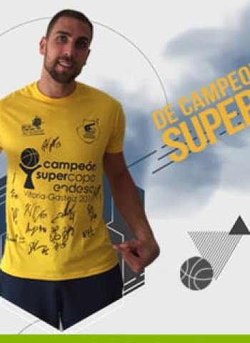 Pablo Aguilar te regala la camiseta de Supercampeón de Gran Canaria en exclusiva en Vippter