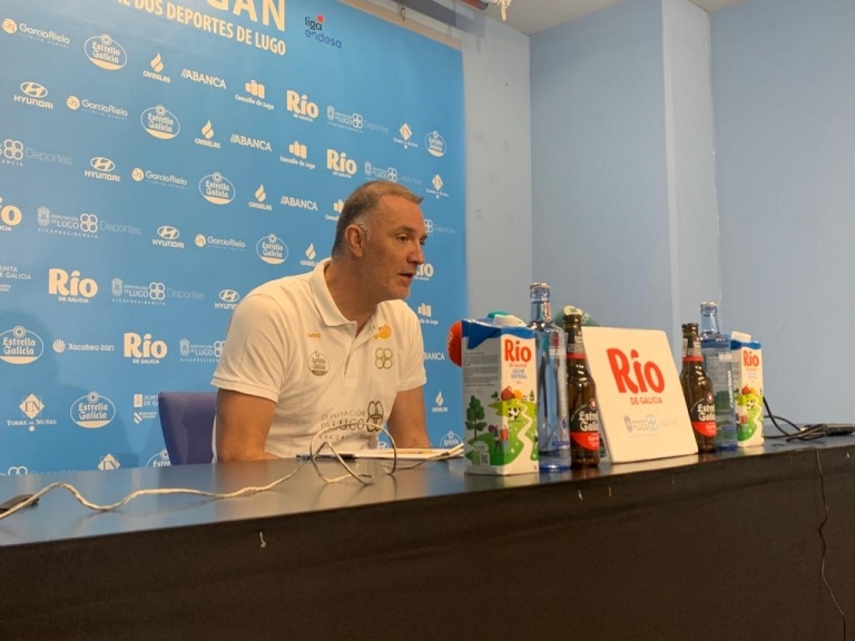 Veljko Mrsic en la previa al Río Breogán - Gran Canaria