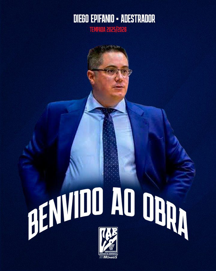 El Monbus Obradoiro ya tiene nuevo entrenador, Diego Epifanio ‘Epi’
