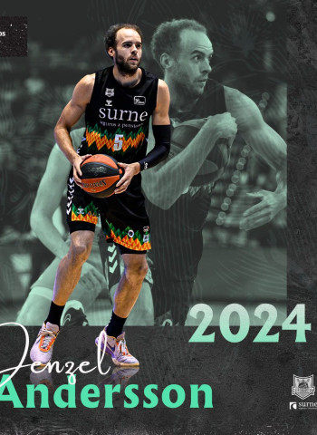 Denzel Andersson renueva con Surne Bilbao Basket por una temporada