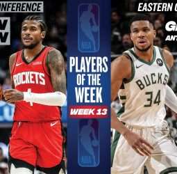 Jalen Green y Giannis Antetokounmpo, jugadores de la semana NBA