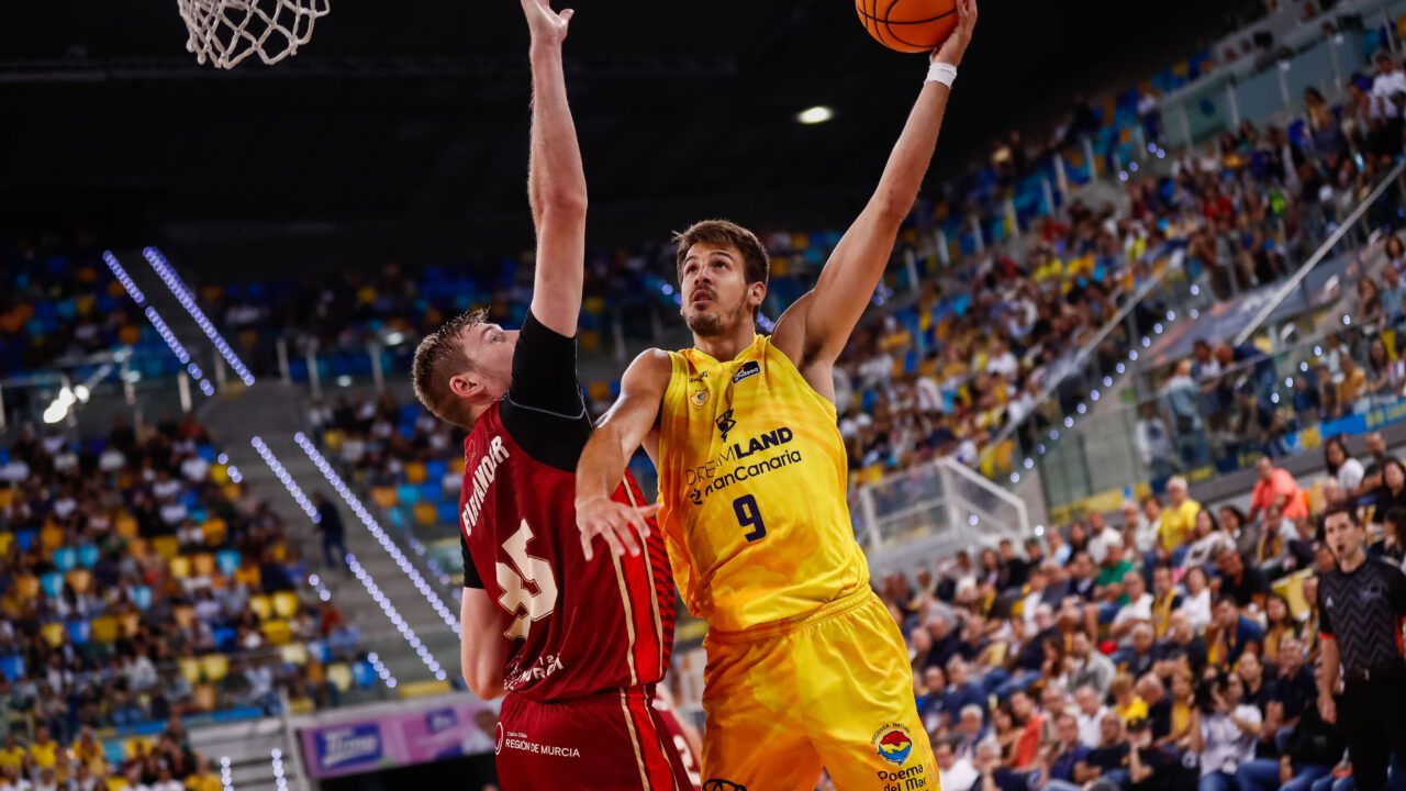 El Dreamland Gran Canaria cierra la fase regular con derrota ante UCAM Murcia, 69-76