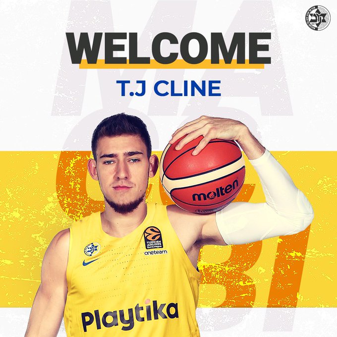 TJ Cline, nuevo jugador del Maccabi