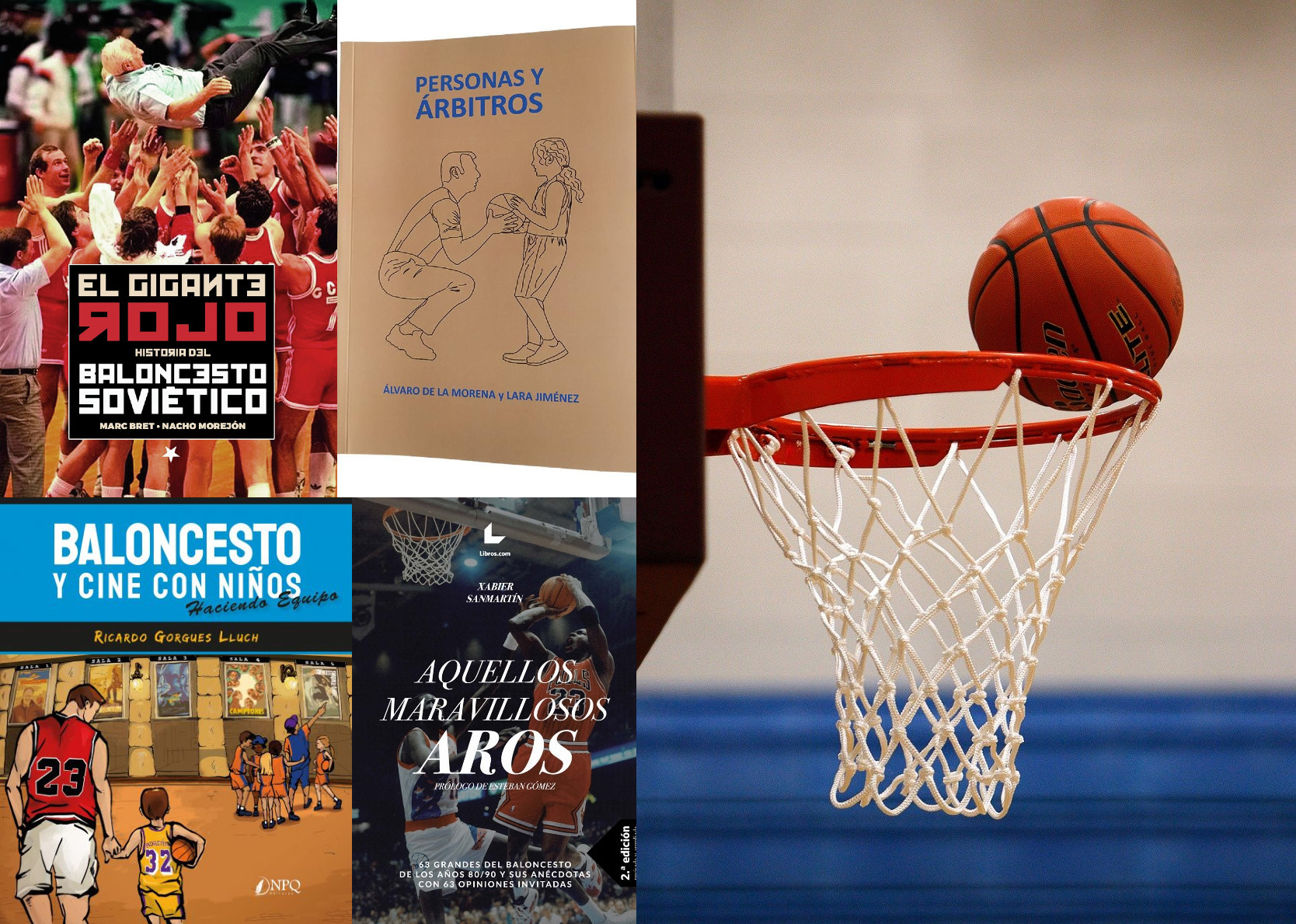Cuatro libros de baloncesto para regalar el Dia del Libro y más allá