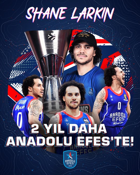 Shane Larkin, dos temporadas más en el Anadolu Efes