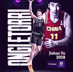 Jiahao Yu firma con Surne Bilbao Basket hasta 2028