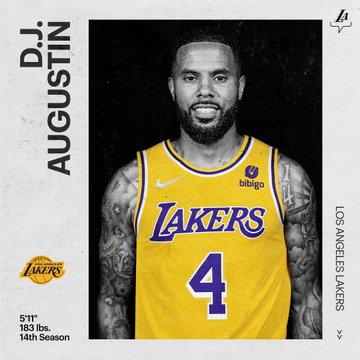 Los Angeles Lakers refuerzan el puesto de base con DJ Augustin