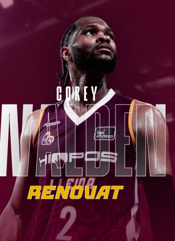 Corey Walden, burdeos un año más
