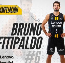 Bruno Fitipaldo amplía su contrato con Lenovo Tenerife hasta 2024