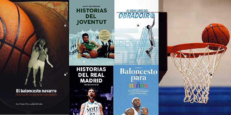 Libros de baloncesto del Día del Libro: Joventut, Obradoiro, Real Madrid, Navarra y niños