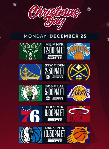 Llega la navidad a la NBA