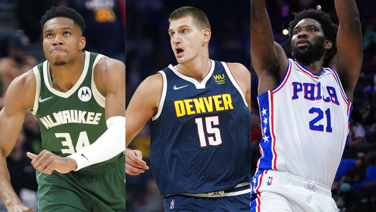 Jokic, Embiid y Antetokounmpo, la batalla por el MVP se encuentra en la recta final