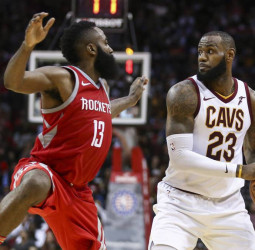 Los Thunder no despiertan, Harden sobresale ante los Cavs