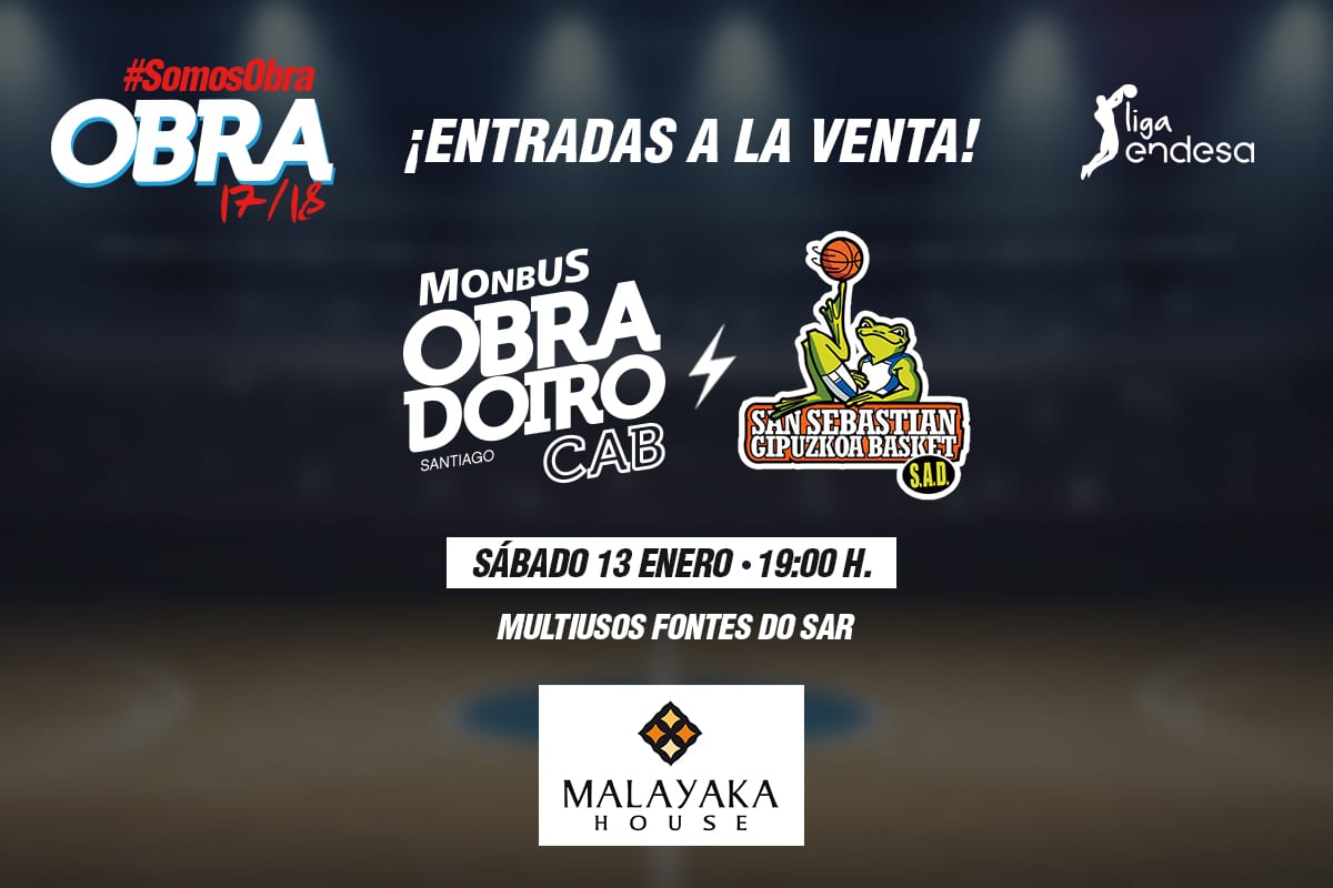 El Monbus Obradoiro recaudará fondos a favor de Malayaka House en su partido ante el Delteco GBC
