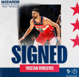 Tristan Vukcevic seguirá en los Wizards pero con contrato "two-way"