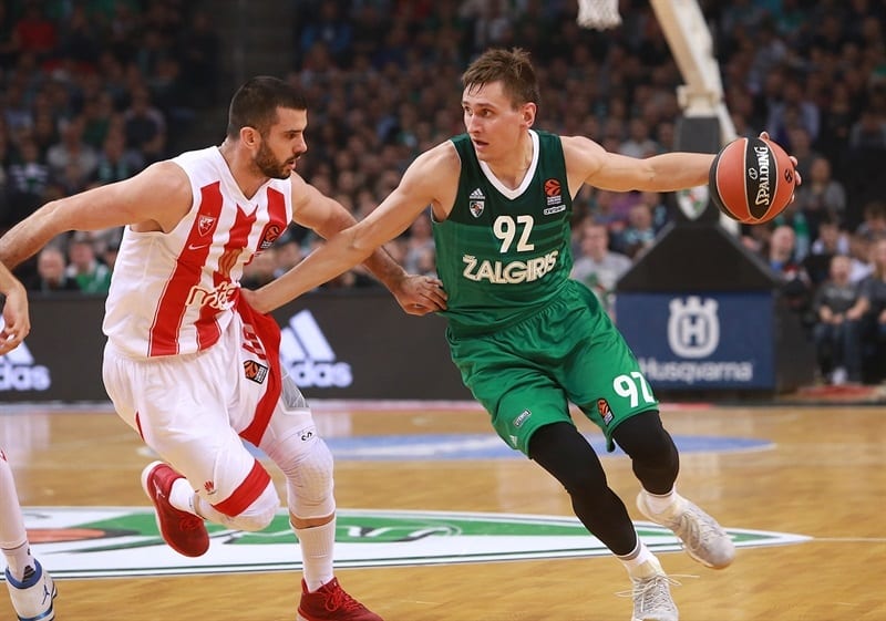 El Zalgiris Kaunas sobrevive al acoso del Estrella Roja (78-76)