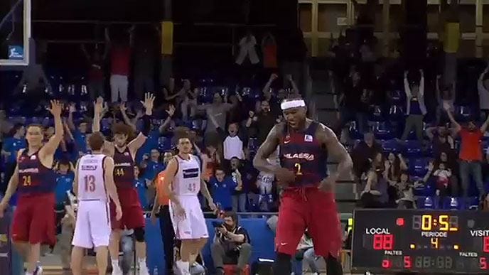 Tecnyconta Zaragoza acarició otra épica en el Palau (91-88)