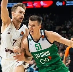 Zalgiris rompe el hechizo en el último tiro, 74-73
