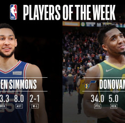 Ben Simmons y Donovan Mitchell, los mejores jugadores de la semana en la NBA