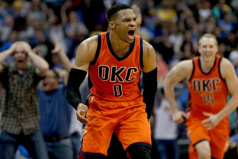 Paul George y Russell Westbrook, jugadores de la semana en la NBA