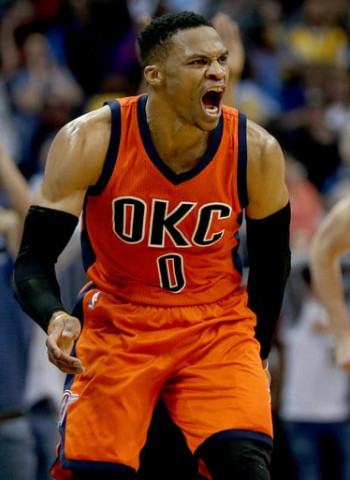 Paul George y Russell Westbrook, jugadores de la semana en la NBA