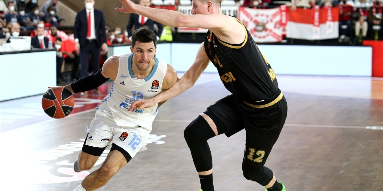 El Zenit resiste la remontada del Mónaco y se lleva la victoria a domicilio (74-85)