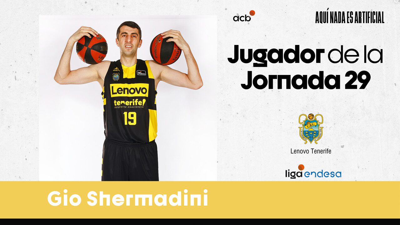 Giorgi Shermadini, Jugador de la Jornada 29 de la Liga Endesa 2023-24