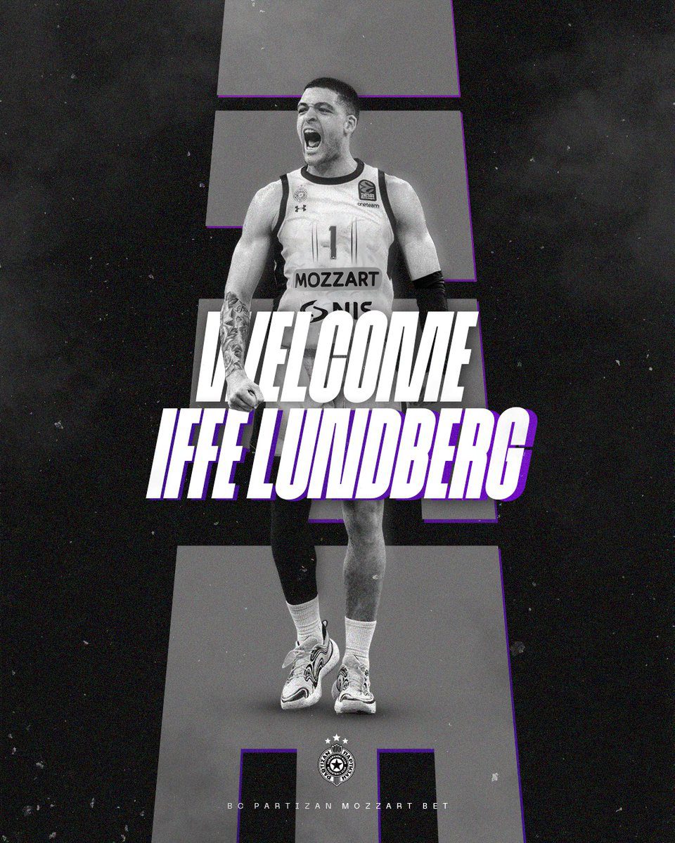 El Partizan anuncia el fichaje de Iffe Lundberg