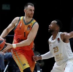 La defensa del Valencia deja en bajo mínimos al ASVEL, 55-78