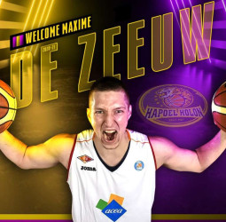 Maxime De Zeeuw ficha por el Hapoel Holon