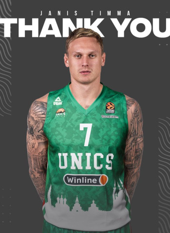 Janis Timma abandona el Unics Kazan