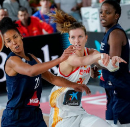 Francia impone su físico en el ilusionante debut de Maite Cazorla (58-65)