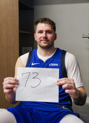 Luka Doncic anota 73 puntos, la 4º cifra más alta en un partido NBA