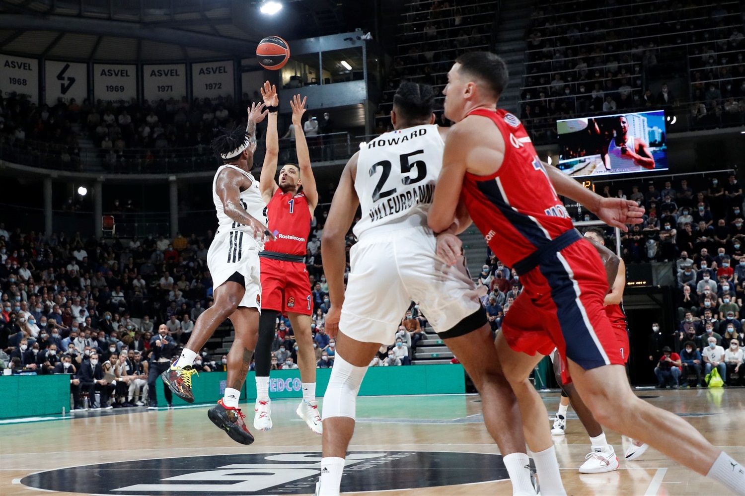 El ASVEL vuelve contra el CSKA