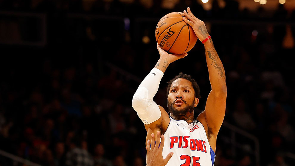 Los Pistons están dispuestos a negociar por Derrick Rose