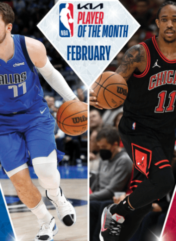 DeMar DeRozan y Luka Doncic, jugadores del mes de febrero en la NBA