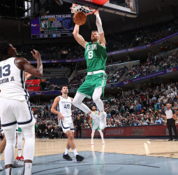Los Celtics superan a duras penas al mejor Santi Aldama