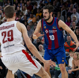 El vendaval ofensivo culé se lleva por delante a un superado Girona (115-78) 