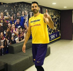Juan Carlos Navarro vuelve a los entrenamientos del FC Barcelona Lassa