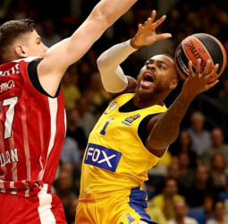 El rebote marcó la diferencia entre el Maccabi y el Armani Milán (79-68)