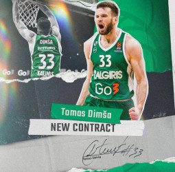 Tomas Dimsa asegura su futuro con el Zalgiris