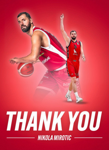 Olimpia Milano se despide de Nikola Mirotic tras dos temporadas