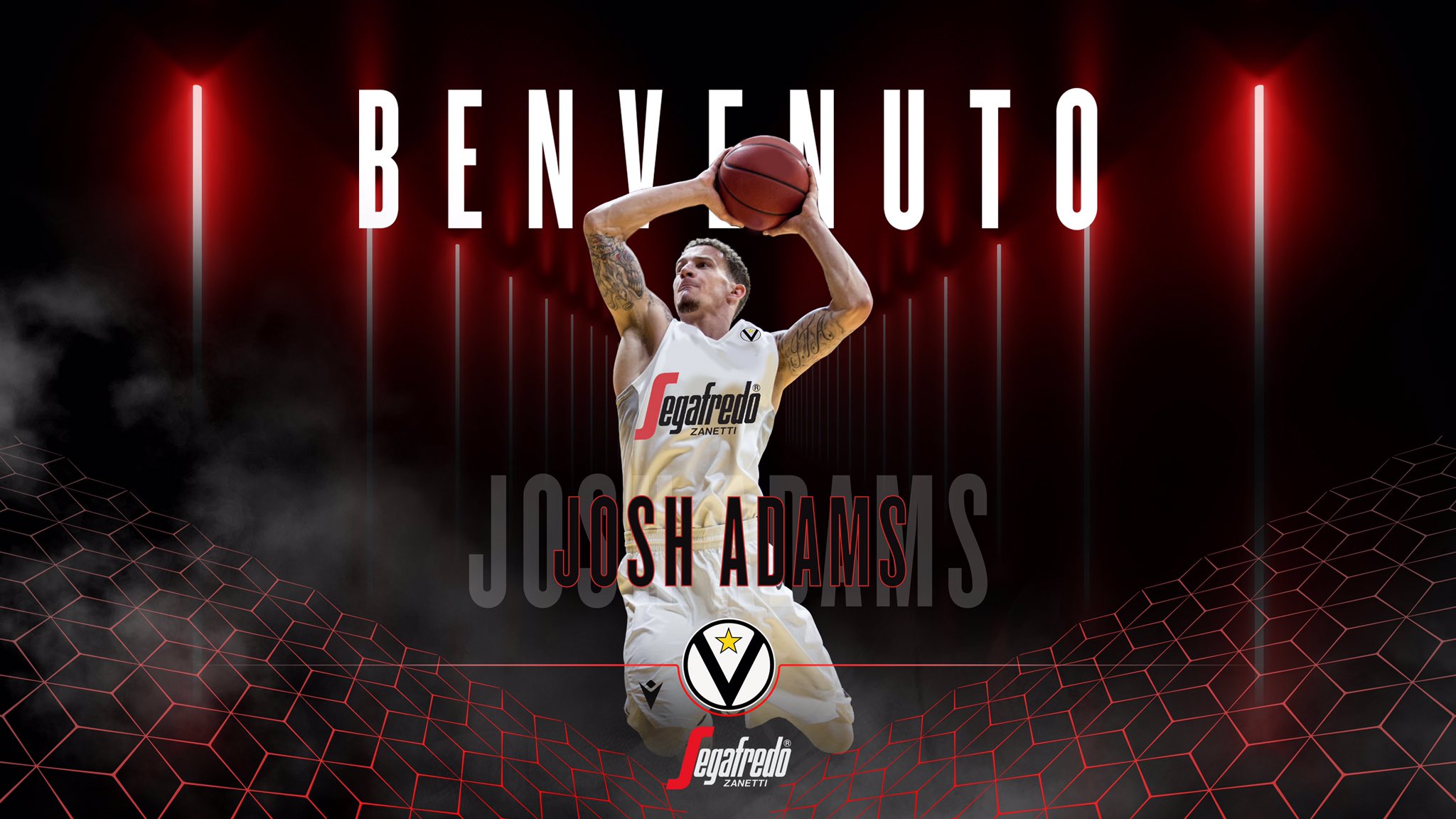 La Virtus Bolonia anuncia el fichaje de Josh Adams