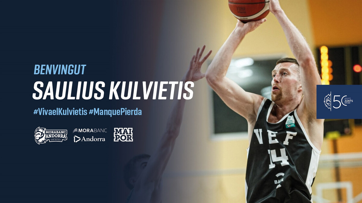 MoraBanc Andorra ficha a Kulvietis hasta final de temporada
