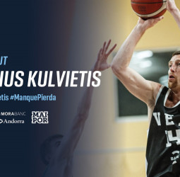MoraBanc Andorra ficha a Kulvietis hasta final de temporada