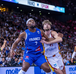 España compite y brilla en París, pero cae ante Francia y suma dos nuevas lesiones, 78-73