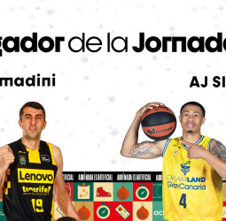 Gio Shermadini y AJ Slaughter, Jugadores de la Jornada 17